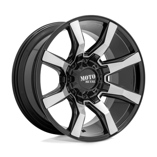Moto Metal MO804 SPIDER, 20X9, 5X127/5X139.7, ET0, CB78.1, GLOSS BLACK MACHINED