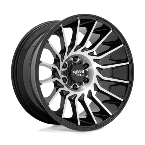 Moto Metal MO807, 20X10, 5X127, ET-18, CB71.5, GLOSS BLACK MACHINED