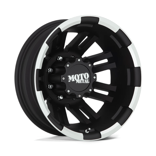 Moto Metal MO963, 17X6, 8X165.1, ET-134, CB125.1, MATTE BLACK MACHINED