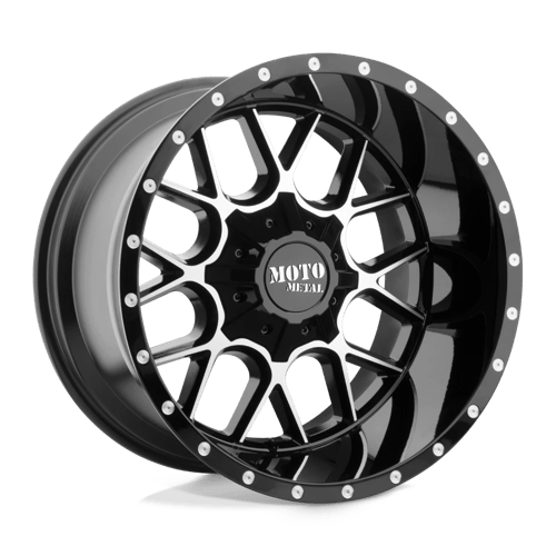 Moto Metal MO986 SIEGE, 20X10, 6X135/6X139.7, ET-18, CB106.1, GLOSS BLACK MACHINED