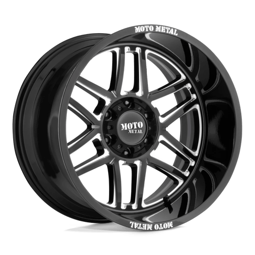 Moto Metal MO992 FOLSOM, 20X9, 5X127, ET18, CB71.5, GLOSS BLACK MILLED