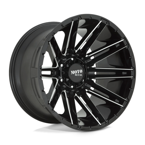 Moto Metal MO998 KRAKEN, 20X9, 8X170, ET0, CB125.1, GLOSS BLACK MILLED
