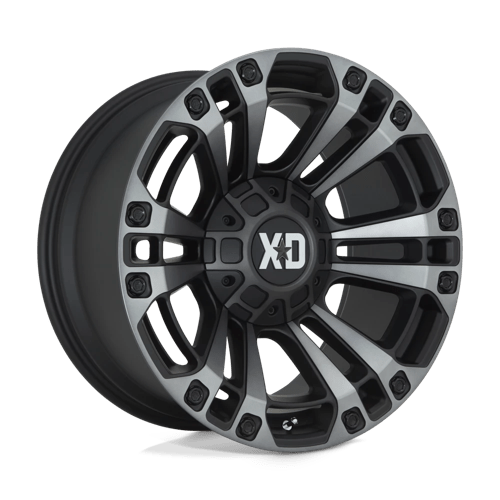 XD XD851 MONSTER 3, 20X9, 8X170, ET0, CB125.1, SATIN BLACK W/ GRAY TINT