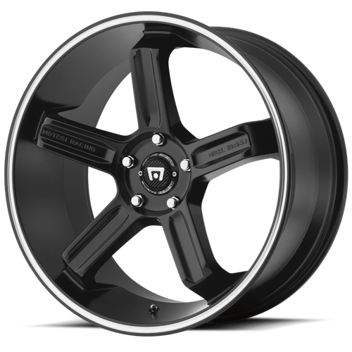 Motegi MR122, 18X9, 5X100, ET45, CB72.56, SATIN BLACK W/ MACHINED STRIPE