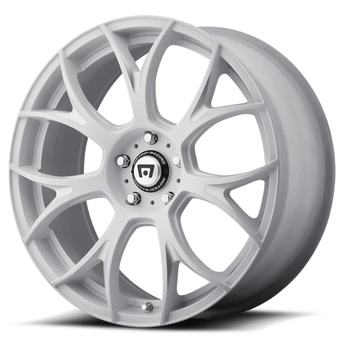 Motegi MR126, 20X8.5, 5X120, ET38, CB74.1, MATTE WHITE W/ MILLED ACCENTS