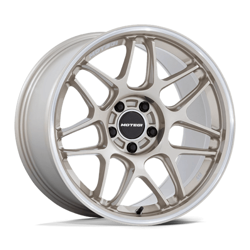 Motegi MR158 TSUBAKI, 18X9.5, 5X120, ET25, CB74.1, MOTORSPORT GOLD W MACHINED LIP