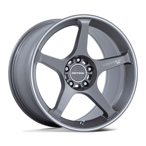Motegi MR159 BATTLE V, 17X8.5, 5X100, ET30, CB56.15, GUNZILLA W MACHINED LIP STRIPE