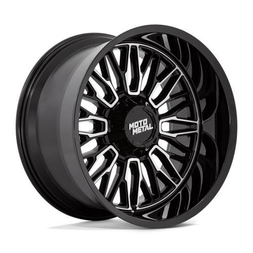 Moto Metal MO809 STINGER, 20X9, 8X170, ET18, CB125.1, GLOSS BLACK MACHINED