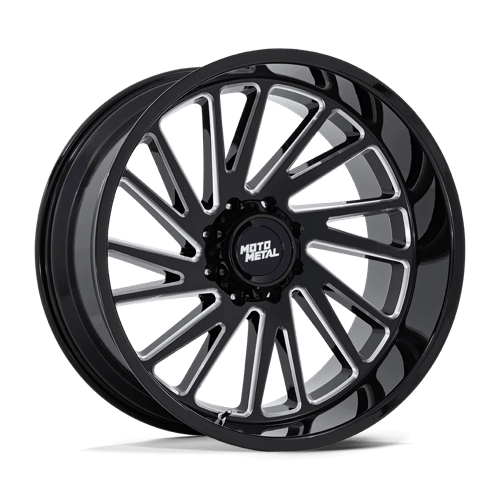 Moto Metal MO811 COMBAT, 22X10, 6X135, ET-18, CB87.1, GLOSS BLACK MILLED