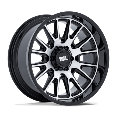 Moto Metal MO814 TEKTON, 20X9, 5X127, ET20, CB71.5, GLOSS BLACK W/ MACHINED FACE