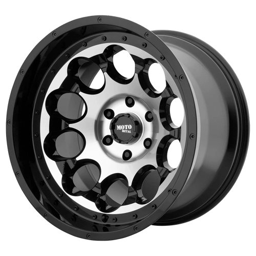 Moto Metal MO990 ROTARY, 20X9, 5X139.7, ET0, CB78.1, GLOSS BLACK MACHINED