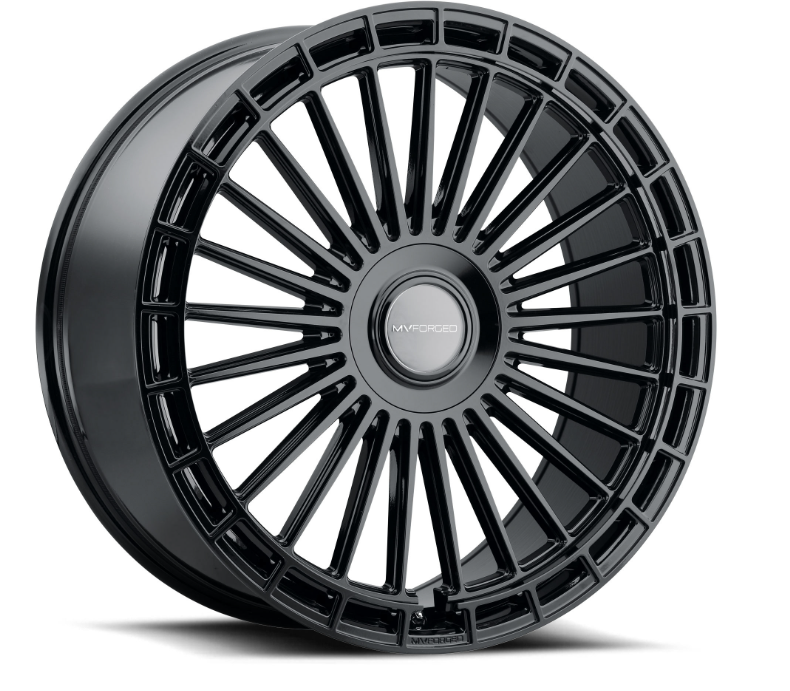 MV Forged MVF40, Semi Concave Profile, 24x10, 6X139.7, ET20, CB78.1, Gloss Black