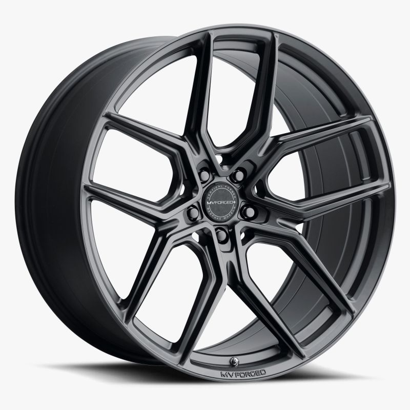 MV Forged MVF5, Super Deep Concave Profile, 20x10, 5X112, ET10, CB66.6, Satin Black