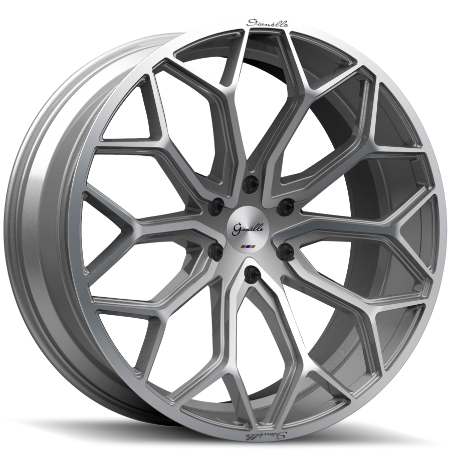 Gianelle Monte Carlo, 22x9.0, 5x114.3, ET38, CB73.1, Machined Silver - 2290F38GAMOCMS