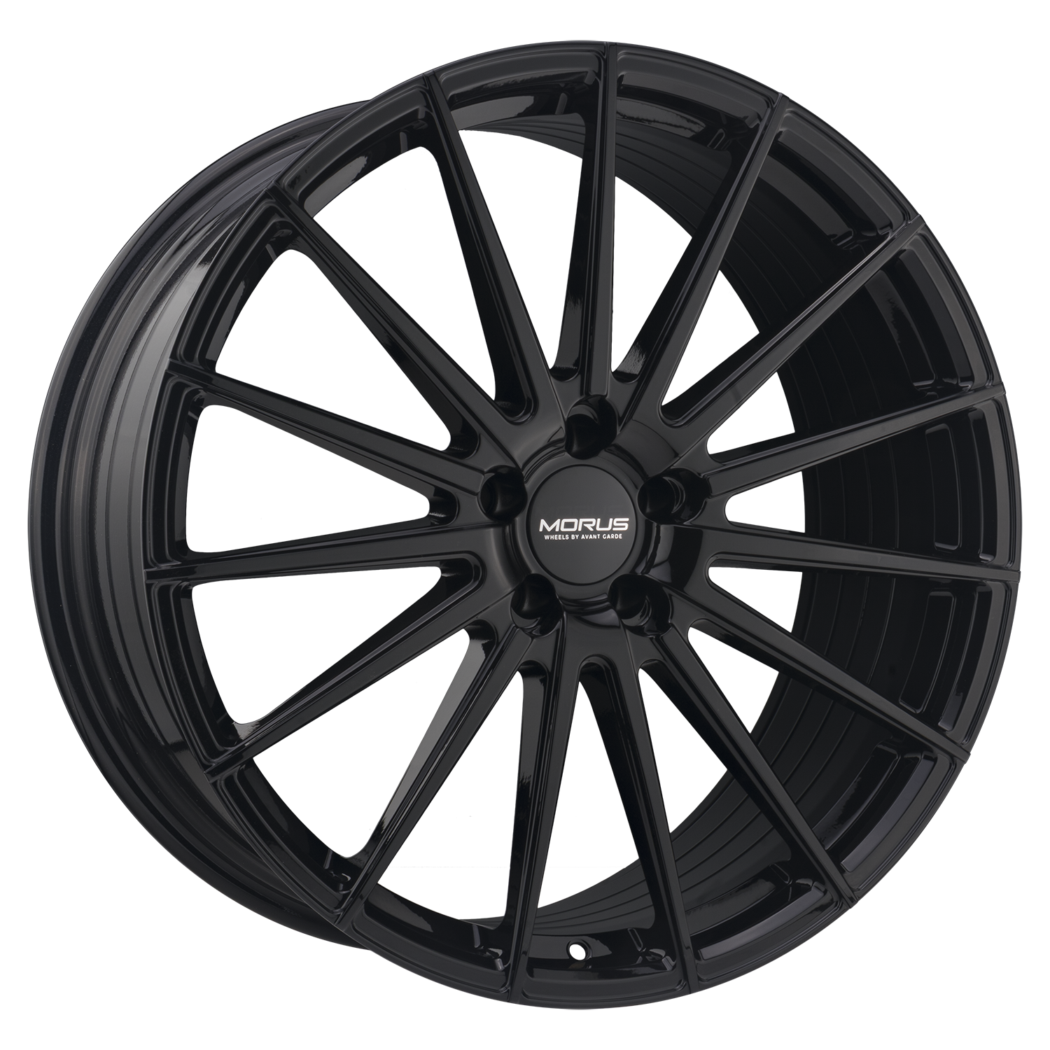 Morus KRAFT, Flat Concave Profile, 18x8.5, 5x112, ET35, CB66.56, Gloss Black