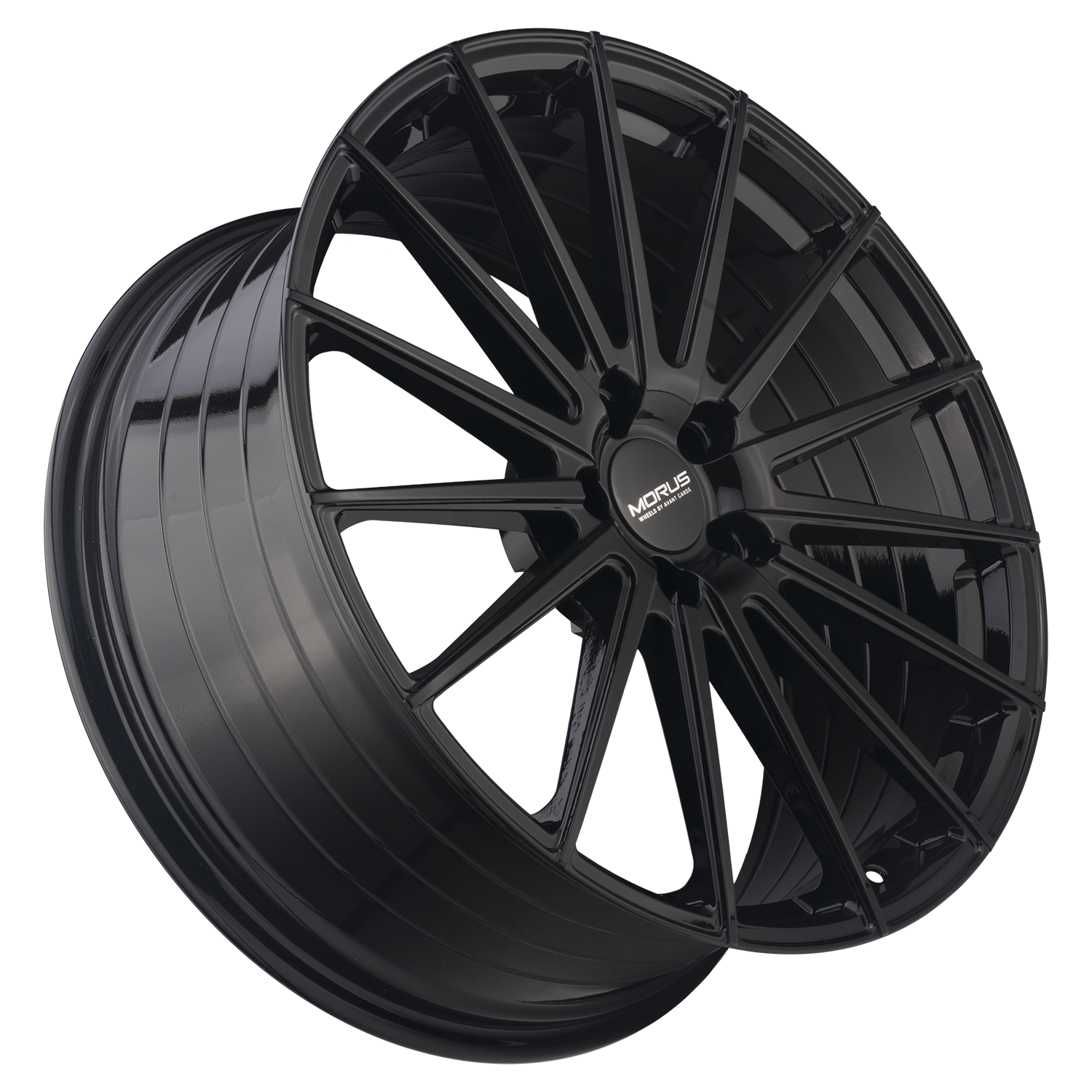Morus KRAFT, Flat Concave Profile, 18x8.5, 5x112, ET42, CB66.56, Gloss Black