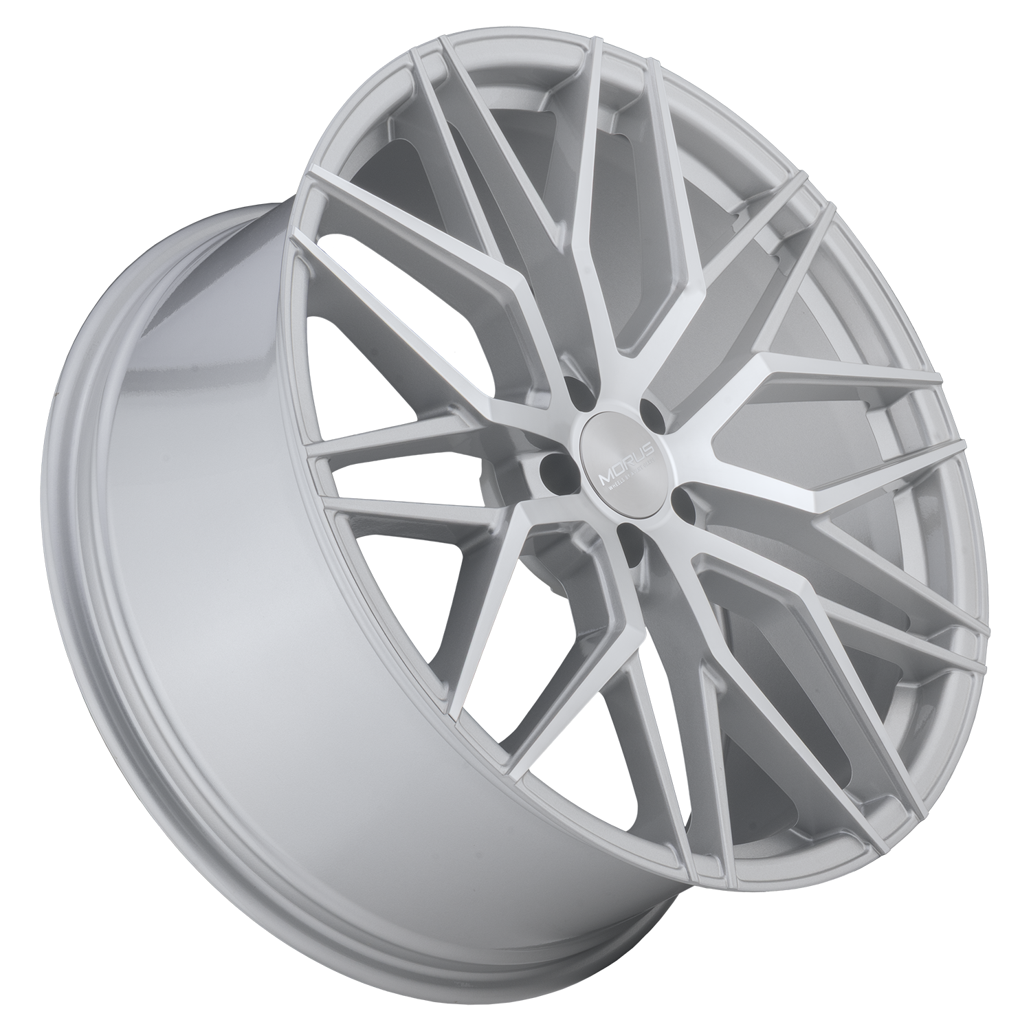 Morus STERN, Flat Concave Profile, 18x8.5, 5x112, ET35, CB66.56, Silver Machined
