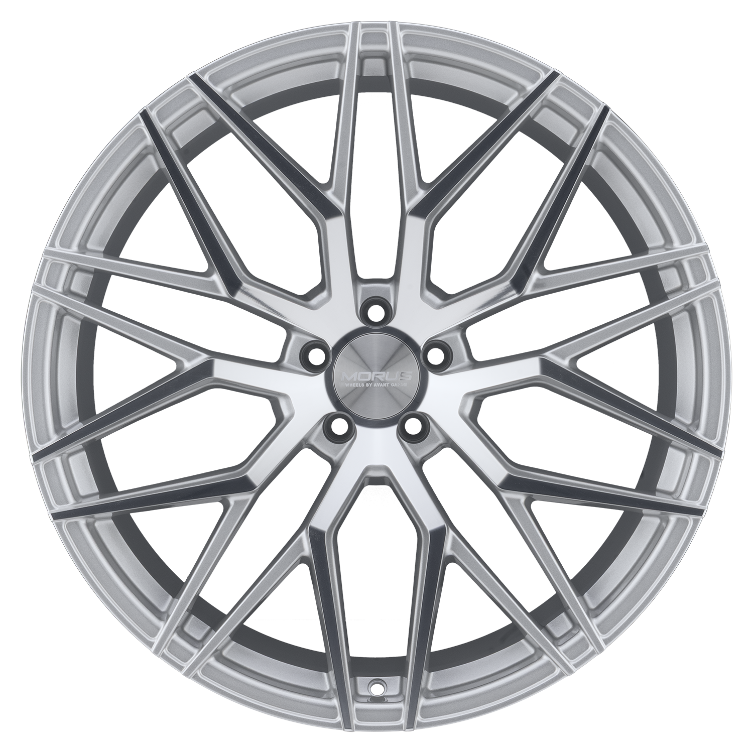 Morus STERN, Flat Concave Profile, 18x8.5, 5x112, ET35, CB66.56, Silver Machined