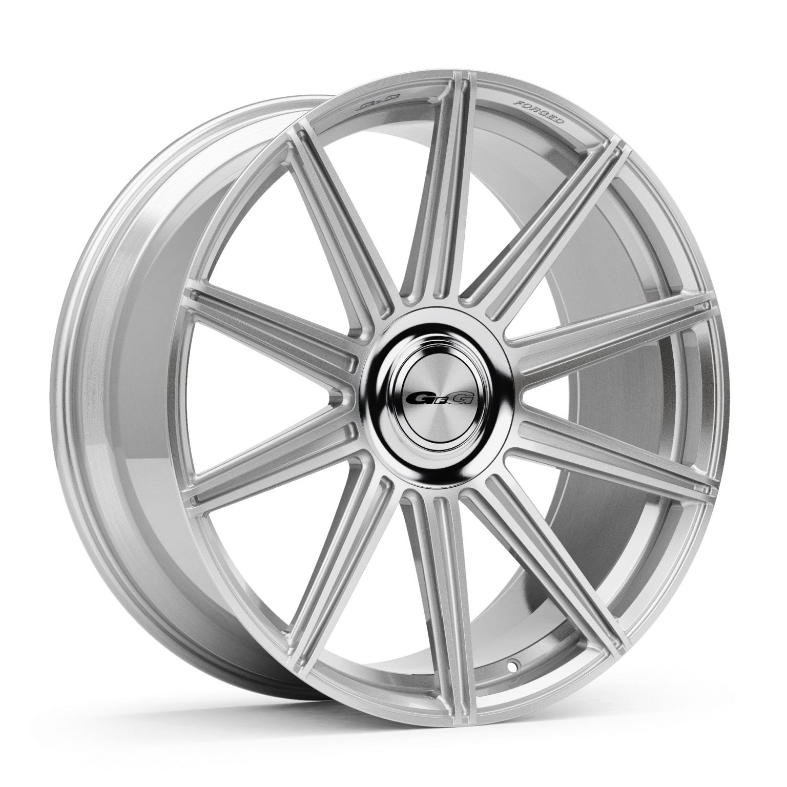 GFG Marash, Deep Profile, 24X10, 5x100/139.7, ET10 to 45, CB72.56 to 108, Brushed With Clear Coat