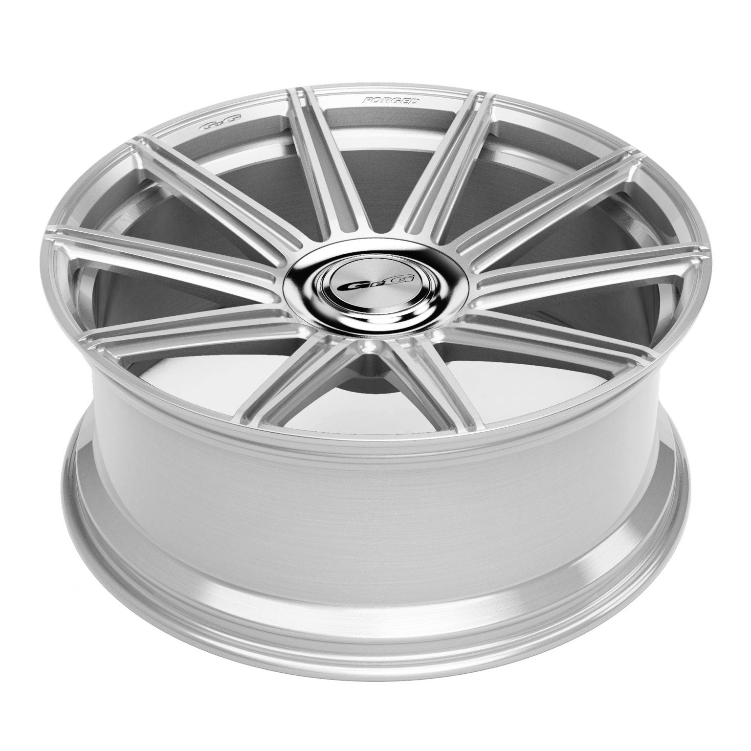 GFG Marash, Deep Profile, 24X10, 5x100/139.7, ET10 to 45, CB72.56 to 108, Brushed With Clear Coat