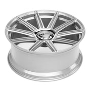GFG Marash, Deep Profile, 24X10, 5x100/139.7, ET10 to 45, CB72.56 to 108, Brushed With Clear Coat