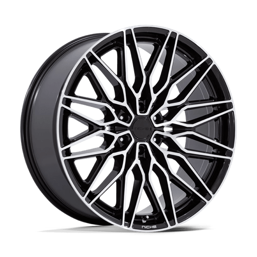 Niche 1PC NC278 CALABRIA 6, 24X10, 6X139.7, ET20, CB106.1, GLOSS BLACK W/ MACHINED