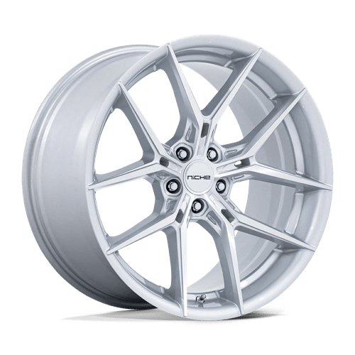 Niche 1PC NC279 PRODIGY 5, 19X9.5, 5X112, ET25, CB66.56, SILVER W/ MACHINED FACE