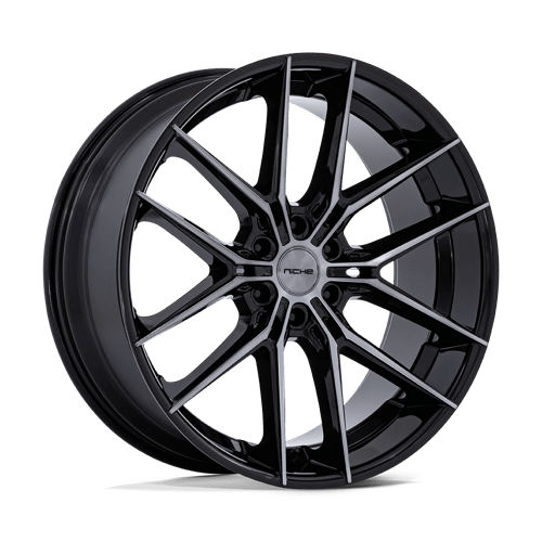 Niche 1PC NC280 PRODIGY 6, 22X9.5, 6X139.7, ET20, CB106.1, GLOSS BLACK DARK TINTED CLEAR