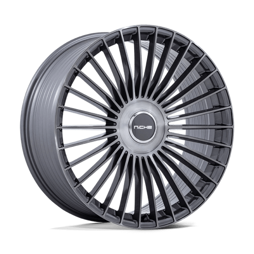 Niche 1PC NC282 SERENE, 22X10.5, 5X112/120, ET38, CB72.56, GLOSS TITANIUM BRUSHED