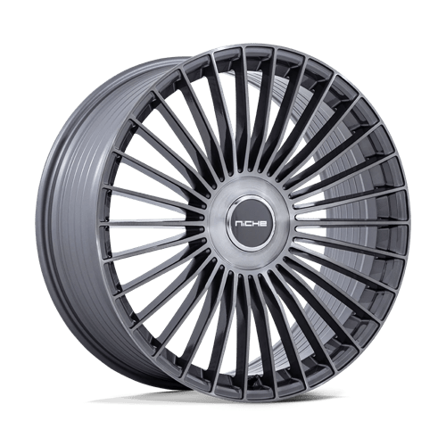 Niche 1PC NC282 SERENE, 24X10, 6X135/6X139.7, ET30, CB100.3, GLOSS TITANIUM BRUSHED