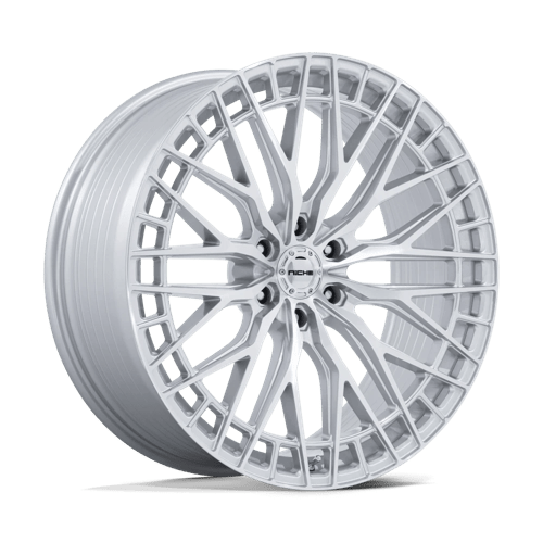 Niche 1PC NC288 GENOA, 22X9.5, 6X120, ET38, CB66.9, GLOSS SILVER W/ MACHINED FACE