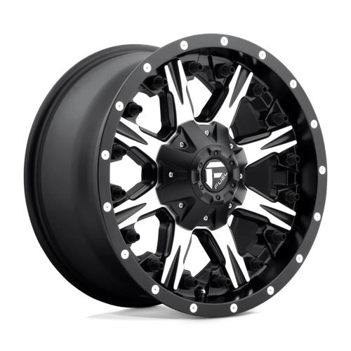 Fuel 1PC D541 NUTZ, 20X10, 8X165.1, ET-12, CB125.1, MATTE BLACK MACHINED