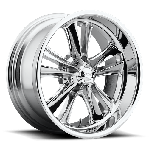 Foose 1PC F097 KNUCKLE, 18X9.5, 5X120.65, ET1, CB72.56, CHROME PLATED