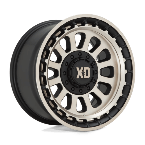 XD XD856 OMEGA, 17X9, 5X127/5X139.7, ET0, CB78.1, SATIN BLACK W/ BRONZE TINT