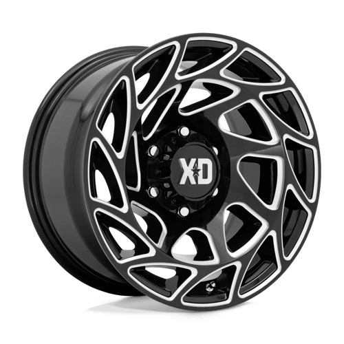 XD XD860 ONSLAUGHT, 20X12, 5X127, ET-44, CB71.5, GLOSS BLACK MILLED