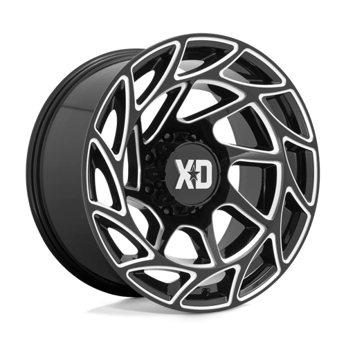 XD XD860 ONSLAUGHT, 20X10, 8X170, ET-18, CB125.1, GLOSS BLACK MILLED