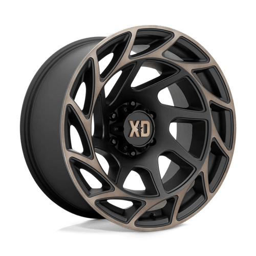 XD XD860 ONSLAUGHT, 20X10, 6X135, ET-18, CB87.1, SATIN BLACK W/ BRONZE TINT