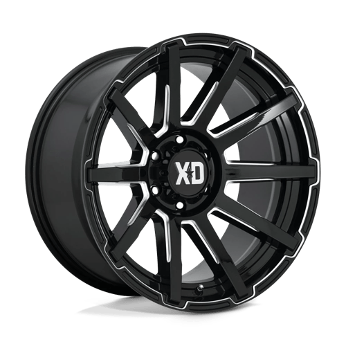 XD XD847 OUTBREAK, 17X8, 5X114.3, ET35, CB72.56, GLOSS BLACK MILLED