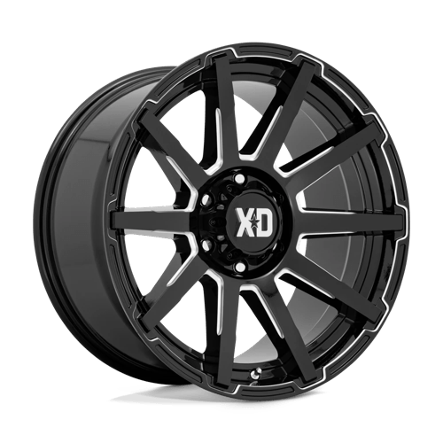 XD XD847 OUTBREAK, 20X10, 6X139.7, ET12, CB106.1, GLOSS BLACK MILLED