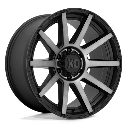 XD XD847 OUTBREAK, 20X10, 8X165.1, ET12, CB125.1, SATIN BLACK W/ GRAY TINT
