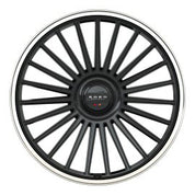 Koko Kuture Parlato, Regular Profile, 22x9, 5x114.3, ET30, CB73.1, Gloss Black Polished Lip