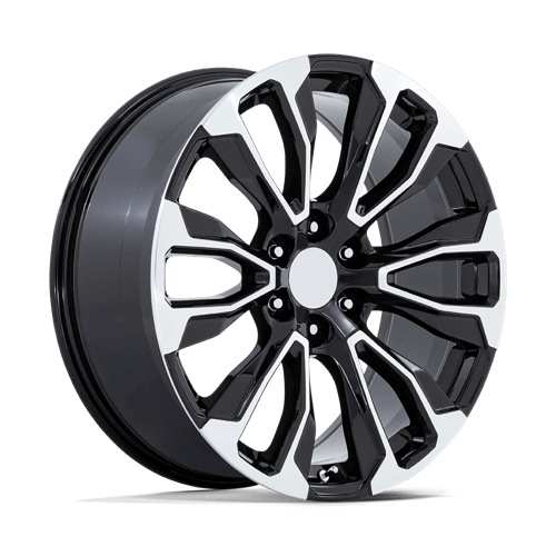 Performance Replicas PR211, 24X10, 6X139.7, ET31, CB78.1, GLOSS BLACK MACHINED FACE