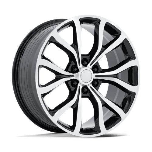 Performance Replicas PR230, 24X10, 6X135, ET31, CB87.1, GLOSS BLACK W/ MACHINED FACE