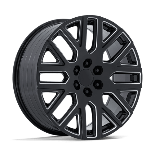 Performance Replicas PR231, 22X9, 6X139.7, ET28, CB78.1, GLOSS BLACK MILLED