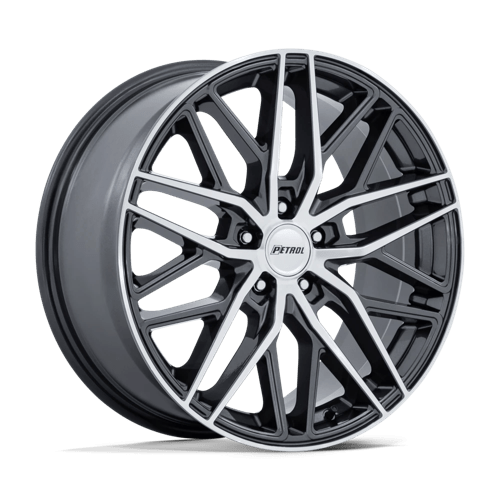 Petrol PE004 P3E, 18X8, 5X120, ET40, CB74.1, GLOSS GUNMETAL BRS-MACH FACE