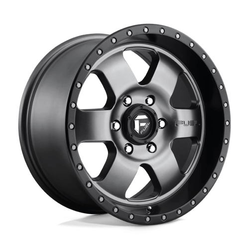 Fuel 1PC D619 PODIUM, 18X9, 6X135, ET20, CB87.1, MATTE GUNMETAL BLACK BEAD RING