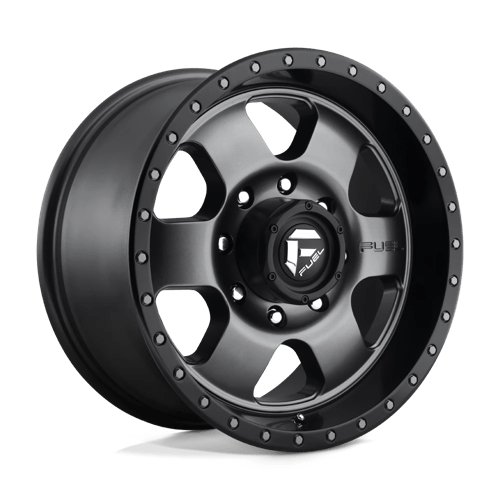 Fuel 1PC D619 PODIUM, 18X9, 8X180, ET20, CB124.2, MATTE GUNMETAL BLACK BEAD RING