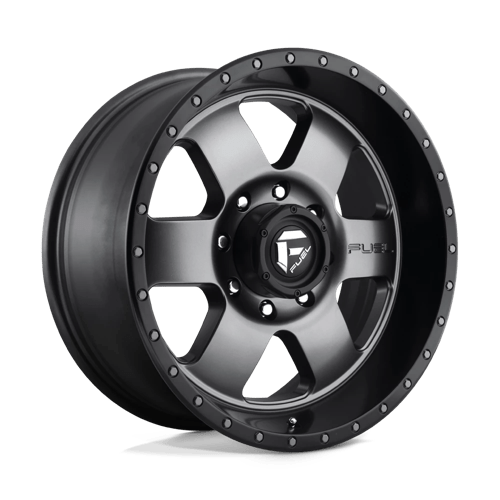Fuel 1PC D619 PODIUM, 20X9, 8X170, ET1, CB125.1, MATTE GUNMETAL BLACK BEAD RING