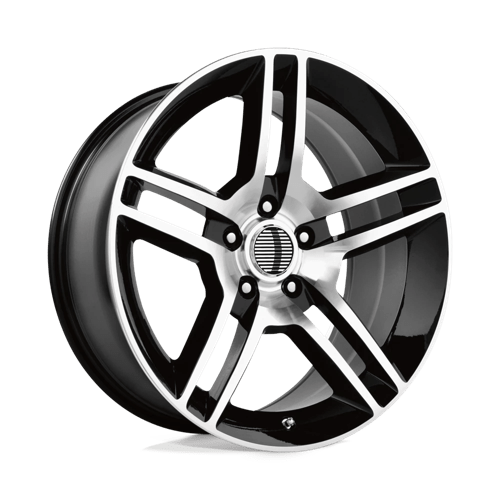 Performance Replicas PR101, 18X10, 5X114.3, ET24, CB70.7, GLOSS BLACK MACHINED