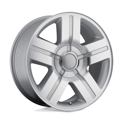 Performance Replicas PR147, 20X8.5, 5X120.65/5X127, ET0, CB78.1, SILVER MACHINED